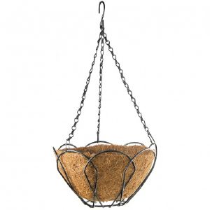Кашпо подвесное 25 см, с кокосовой корзиной Palisad