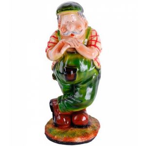 Фигура садовая гипс Садовник 48х21 см Гарденвилл