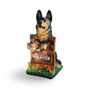 Фигура садовая гипс Собака у забора 38x20 см ГАРДЕНВИЛЛ