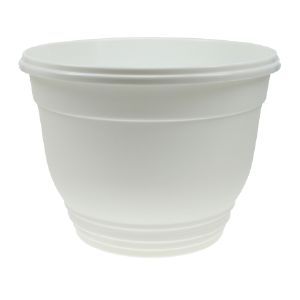 Кашпо Цегла с поддоном 13 белый 0,75 л