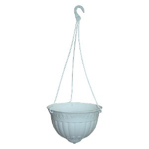 Кашпо подвесное Флора+усы d24 4,0 л белый
