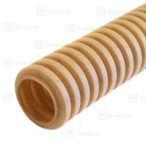 Труба d20 мм ПВХ гофрированная с зондом (25 м) Сосна