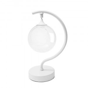 Фитосветильник настольный APEYRON св/д стекл.шар 120мм 5V 1W диммер USB 1,8м S-образ бел FT-03-01
