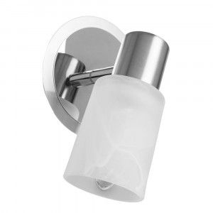 Бра ARTELAMP спот 1x40W E14 180x110x130 белый/матовое серебро CAVALLETTA A4510AP-1SS