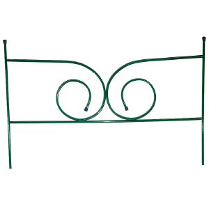 Заборчик металлический садовый №11 Модерн 0,92х0,59 м (5 секций)