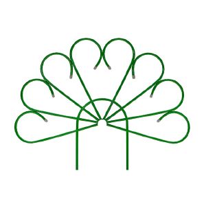 Заборчик металлический садовый №6 Павлин 0,98х0,7 м (5 секций)