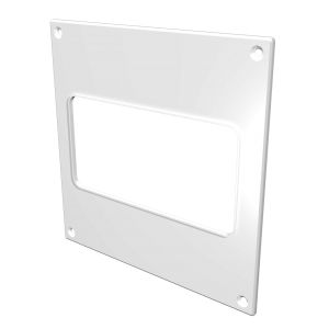 Накладка торцевая 150х150 мм для прямоугольного воздуховода 60х120 мм Белый 612 НПП