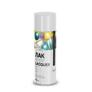 Лак аэрозольный универсальный ЛАКРА Lacquer Глянцевый 190
