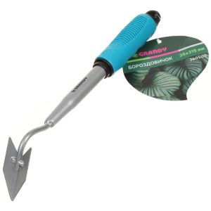 Бороздовичок сталь, 35 х 315 мм, черенок пластиковый, Grandy, Connect