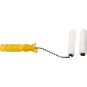 Мини-валик KORVUS с ручкой + ролик велюр, 4х110х15 мм 0203152