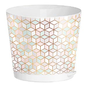 Горшок для цветов OREGANO D160 мм, 2 л с декором 8687