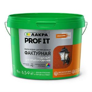 Краска фактурная ЛАКРА PROFIT 9 кг, Л-С