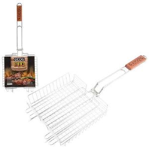 Решетка для барбекю ECOS-22001D 220х220х50 мм, хром