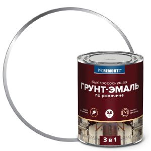 Грунт-эмаль по ржавчине PROREMONTT быстросохнущая серая матовая 0,8 кг