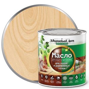 Масло для террас и деревянных полов ЗДОРОВЫЙ ДОМ бесцветное 0,75 л