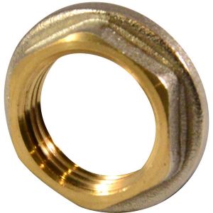 Контргайка 1/2" с ребордой Латунь