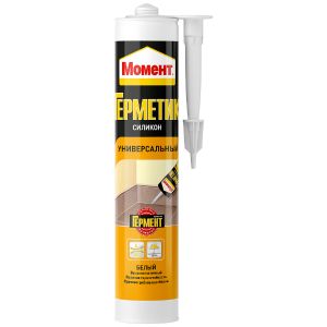 Герметик силиконовый Момент универсальный 280 мл Белый