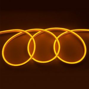 Неон гибкий 12V 9.6W/m IP67 оранж сеч6х12 GLS-2835-120-9.6-12-NL-O 510510