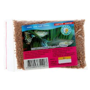 Корм повседневный «Аквакулинар» для гуппи, пакет 15 г