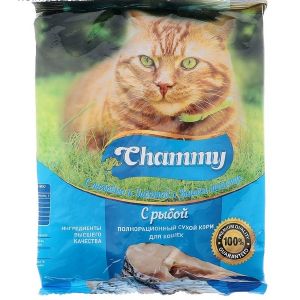 Сухой корм Chammy для кошек, рыба, 350 г