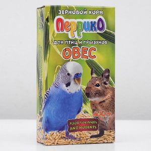 Овес «Перрико» для птиц и грызунов, коробка 400 г