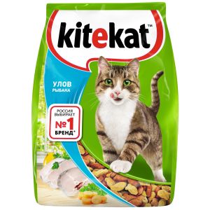 Сухой корм KiteKat для кошек Улов рыбака, 1,9 кг