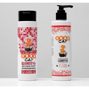 Шампунь антипаразитарный Good Cat для котят и кошек от блох и клещей, 250 мл