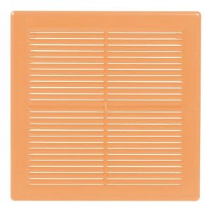 Решетка вентиляционная разъемная с сеткой 249 х249 мм Бежевый 2525Р