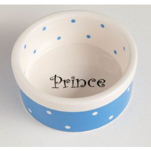 Миска керамическая «Prince» малая, 100 мл, голубая