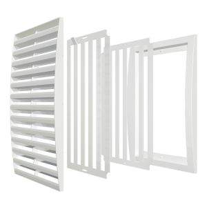 Решетка вентиляционная регулируемая 200 х200 мм Белый 2020РРП