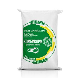 Комбикорм ПЗК-91-101-33 гранулы 4,8 для взрослых кроликов 25 кг Белгородские корма