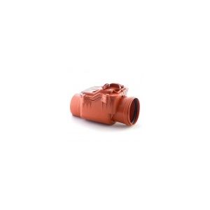 Клапан обратный канализационный НК d-110 мм Рыжий