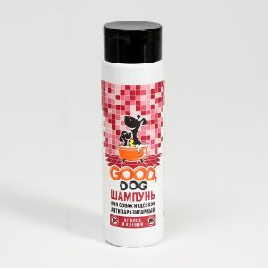 Шампунь антипаразитарный Good Dog для щенков и собак от блох и клещей, 250 мл