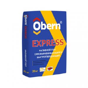 Наливной пол EXPRESS OBERN самовыравнивающийся быстротвердеющий 20 кг