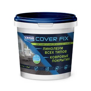 Клей KRASS для напольных покрытий универсальный акриловый 1,3 кг