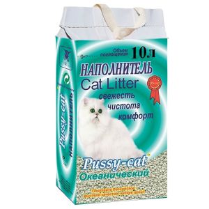 Наполнитель океанический Pussy-cat 10 л