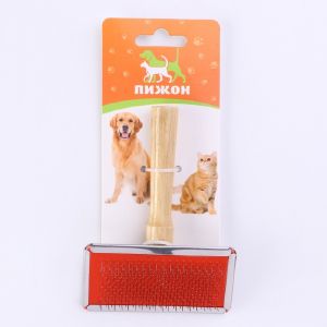 Пуходерка Wood средняя без капель, деревянная ручка, 9 х 12 см 1290575