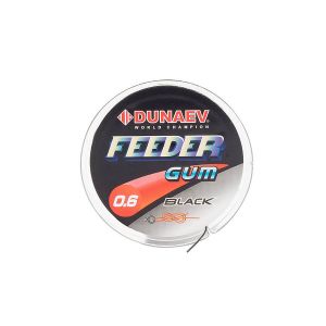 Резиновый амортизатор Dunaev Feeder Gum Black 0.6 мм (0.08-0.10)