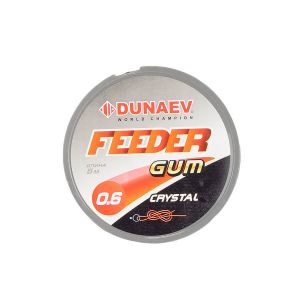 Резиновый амортизатор Dunaev Feeder Gum Clear 0.6 мм (0.08-0.10)