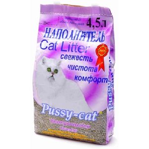 Наполнитель комкующийся Pussy-cat 4,5 л