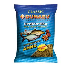 Прикормка рыболовная DUNAEV Классика 0,9 кг Анис