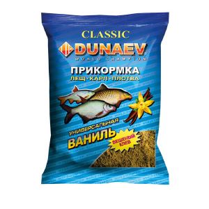 Прикормка рыболовная DUNAEV Классика 0,9 кг Ваниль