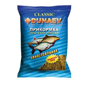 Прикормка рыболовная DUNAEV Классика 0,9 кг Фидер Универсальная