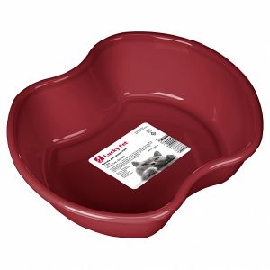 Миска для животных Lucky Pet 0,8 л, бордовая