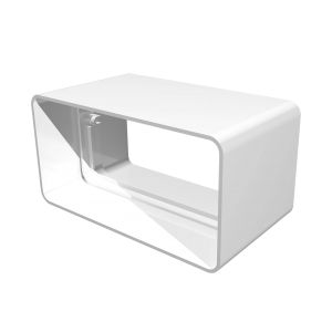 Соединитель прямоугольных воздуховодов 60 х120 мм Белый 612СКП