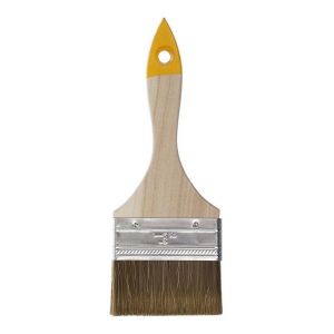 Кисть плоская Korvus Хобби 75 мм, смешанная щетина, пластиковая рукоятка