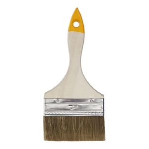 Кисть плоская Korvus Хобби 100 мм, смешанная щетина, пластиковая рукоятка