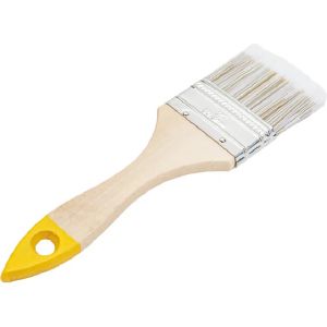 Кисть плоская Korvus Хобби 50 мм, искусственная щетина, пластиковая рукоятка