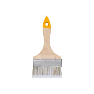 Кисть плоская Korvus Хобби 100 мм, искусственная щетина, пластиковая рукоятка