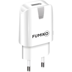 Зарядное устройство FUMIKO CH02 1USB 2А белое